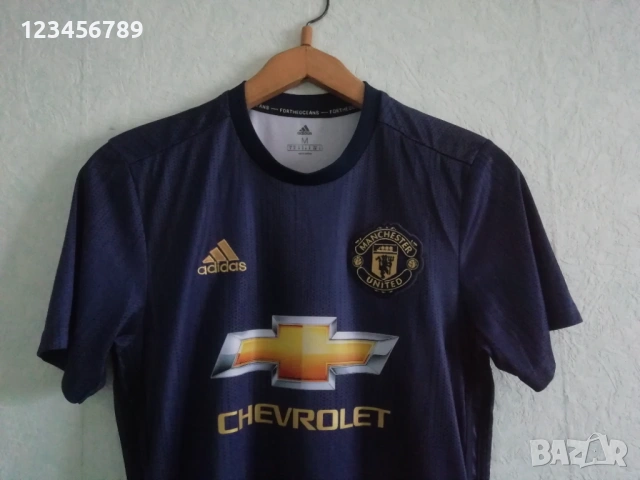 Manchester United Pogba Adidas оригинална тениска фланелка трети екип Манчестър Юнайтед Погба , снимка 4 - Тениски - 53521792