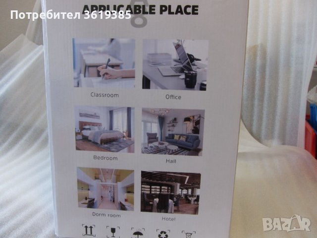 Пречиствател на въздух с хепа филтър Nobebird A8 -  Бял, снимка 7 - Други стоки за дома - 39416365