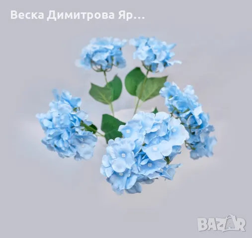 Луксозни букети от изкуствени хортензии – елегантна украса без грижи, снимка 9 - Други - 50322297