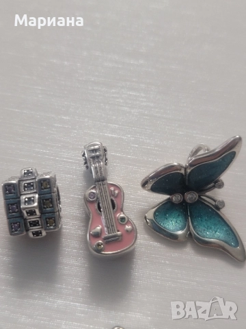 Сребърни талисмани за гривна пандора, снимка 8 - Гривни - 45433361