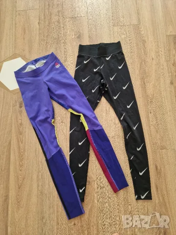 Страхотни дамски спортни клинове сет REEBOK CROSFIT & NIKE , размер XS 