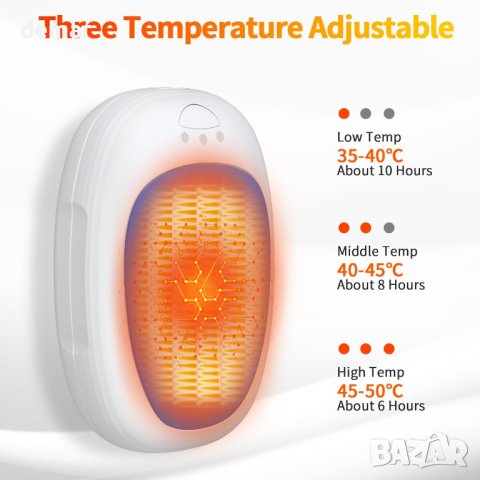 Електрически USB джобни нагреватели за ръце, снимка 2 - Друга електроника - 42512284