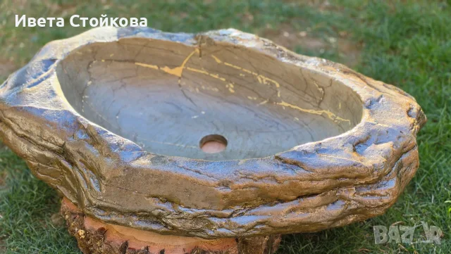 Мивка от Естествен Речен Камък , снимка 4 - Мивки - 56265739