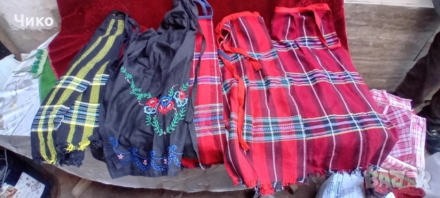 Шарени стари престилки за носия, снимка 6 - Антикварни и старинни предмети - 51519432