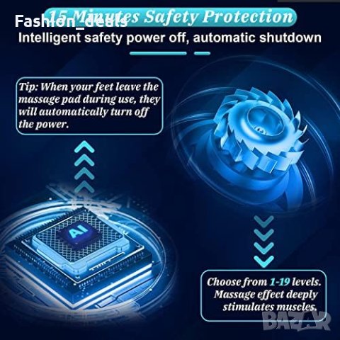 Нова Сгъваема преносима електрическа масажна постелка за крака Облекчава болка, снимка 3 - Масажори - 41952414