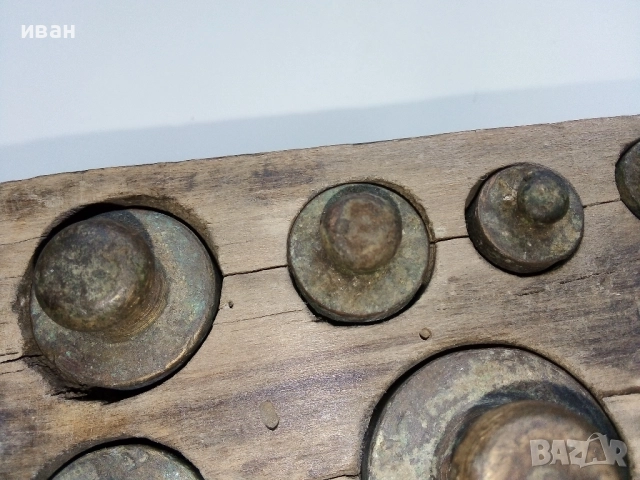 Комплект много стари теглилки / грамове, снимка 6 - Антикварни и старинни предмети - 52886723