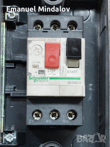 Schneider GV2ME20 моторна защита, снимка 3 - Друга електроника - 53707109