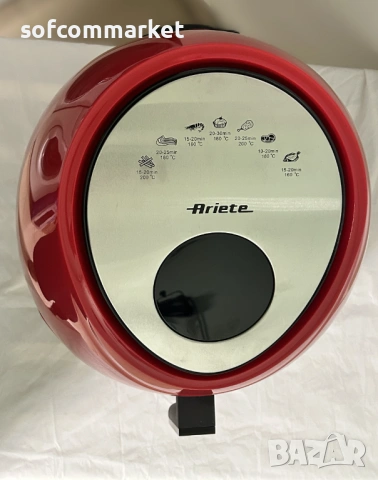 Airfryer Еър фрайер Ariete 4618|  5.5L| 1800W - гаранция, снимка 2 - Фритюрници - 53644445