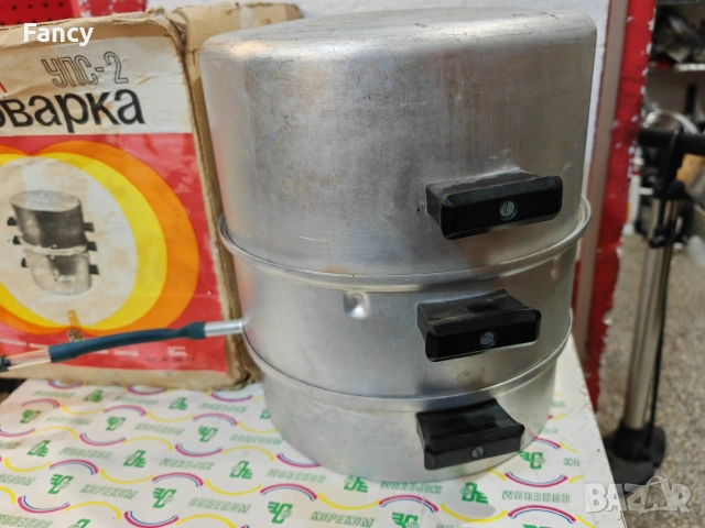 Руска парна соковарка УПС 2, снимка 4 - Антикварни и старинни предмети - 53244332