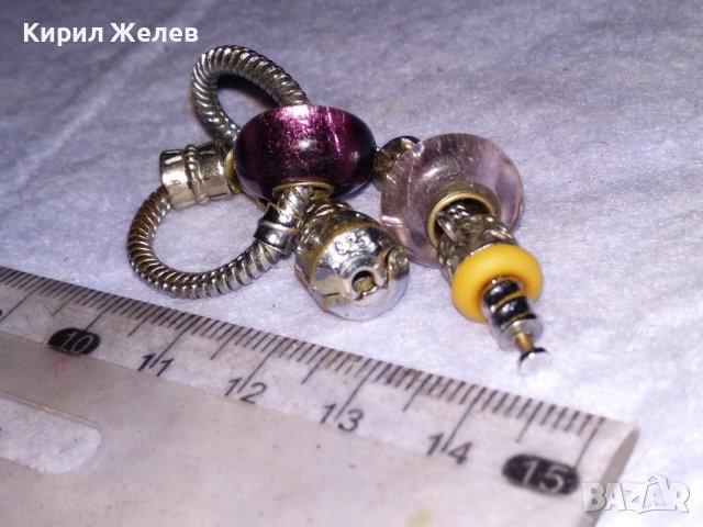 КРАСИВА МОДНА БРОНЗОВА АРТ ГРИВНА с ПОСРЕБРЯВАНЕ КРИСТАЛИ и НАДПИС PANDORA 38672, снимка 12 - Гривни - 41682268