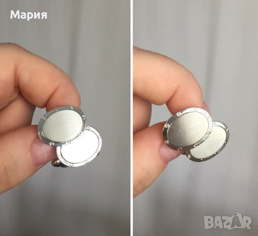 835 L Красиви модерни копчета за ръкавеи Сребро или Медицинска Стомана ? / Картие Знак, снимка 18 - Други - 51273450