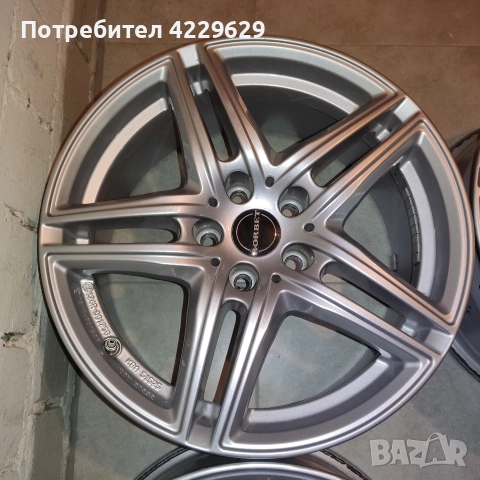Алуминиеви джанти Borbet 5x112 - 17 цола , снимка 2 - Гуми и джанти - 52775683