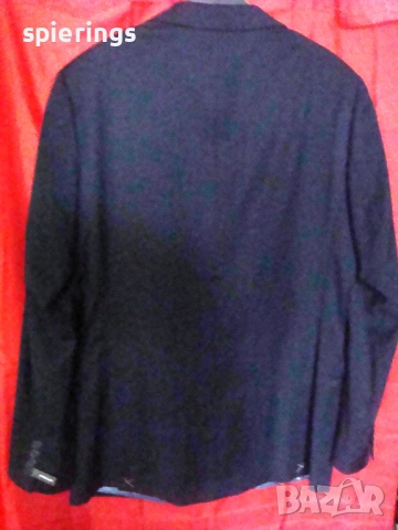 Тъмно син блейзър размер 50 Regular, снимка 2 - Сака - 51999936