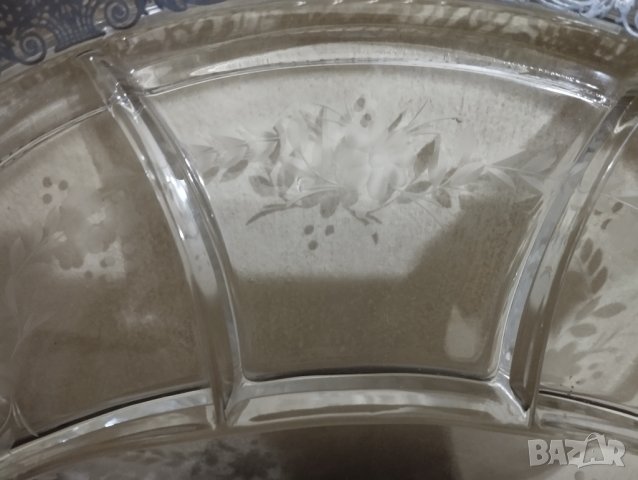 Кристален съд за сосове, снимка 2 - Други ценни предмети - 44312260