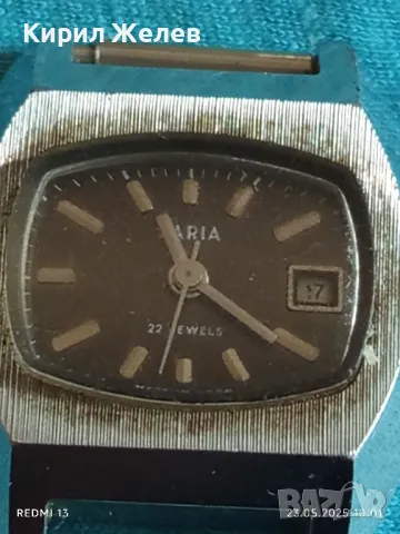 Стар механичен часовник дамски Заря СССР 17 камъка за ремонт части КОЛЕКЦИЯ 48044, снимка 2 - Антикварни и старинни предмети - 50397384