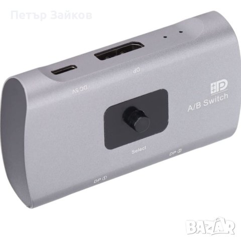 Displayport Switcher Двупосочен превключвател Converter 4K 60Hz DC 5V