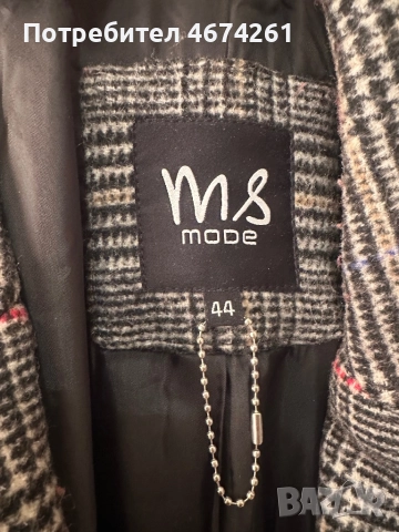 Дамско палто MS MODE 44 размер, снимка 2 - Палта, манта - 52729071