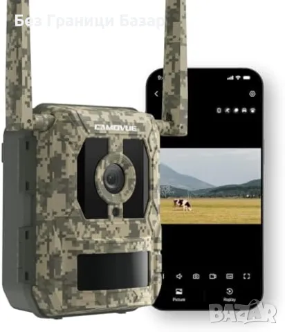 Нова 4K ловна камера с облачно съхранение, интелигентно заснемане, 4G LTE