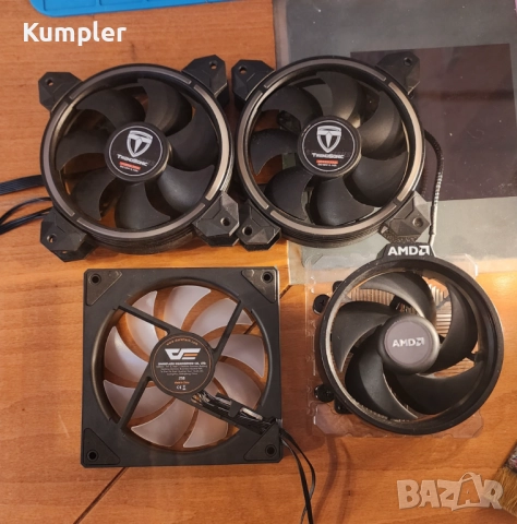 Комплект 3 ARGB вентилатори + AMD AM4 кулер – тихи и нови елементи