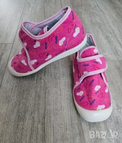 Топли зимни детски розови пантофи Беко 31-32 номер, снимка 2 - Детски пантофи - 48088423