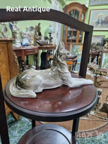 Рядка антикварна колекционерска руска порцеланова фигура ЛФЗ , снимка 4 - Антикварни и старинни предмети - 48800947