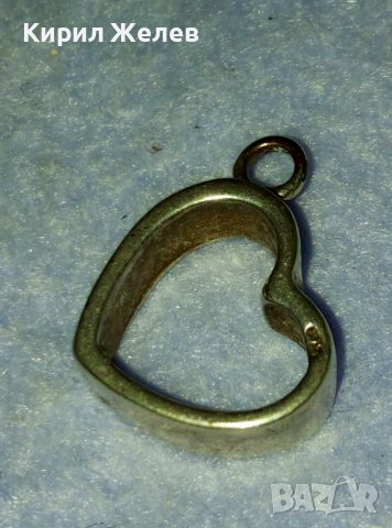 ПОСРЕБРЕНО СЪРЧИЦЕ АРТ МЕДАЛЬОН от БЛАГОРОДНА НЕРЪЖДАЕМА СТОМАНА с ПЕЧАТ 925 За ПОСРЕБРЯВАНЕ 40259, снимка 10 - Колиета, медальони, синджири - 42475563