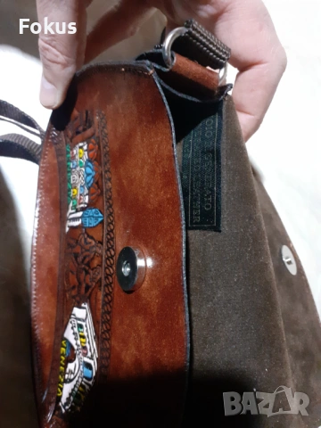 Маркова италианска кожена чантичка - чисто нова, снимка 5 - Антикварни и старинни предмети - 53347383