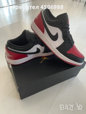 Маратонки NIKE AIR JORDAN 1 LOW, снимка 10 - Маратонки - 50710088