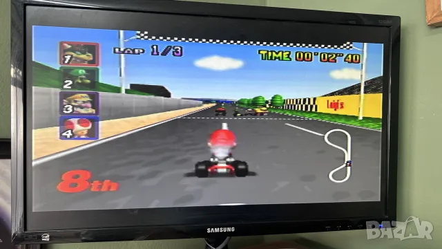 Nintendo 64 (N64) в лимитирания полупрозрачен цвят Ice Blue (прозрачно синьо от серията Funtastic),, снимка 7 - Nintendo конзоли - 55720629