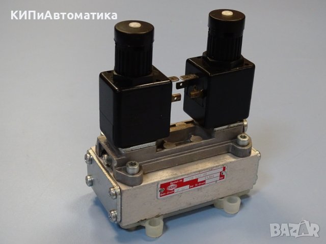 Пневматичен разпределител HERION 2555708 Double Solenoid Valve, снимка 1 - Резервни части за машини - 41729037