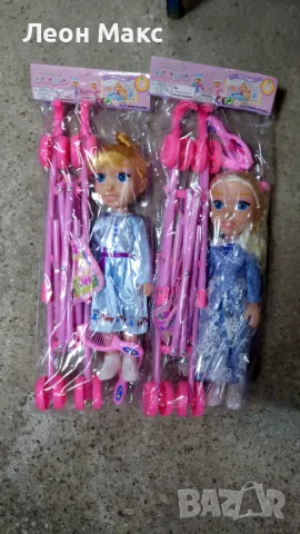 Количка за кукли Замръзналото кралство, Елза Фроузен , снимка 4 - Кукли - 48394972