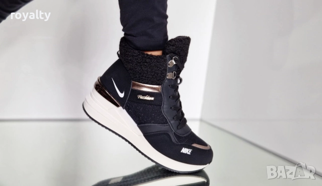 Nike Стилни Дамски Зимни Боти , снимка 4 - Дамски боти - 52117376