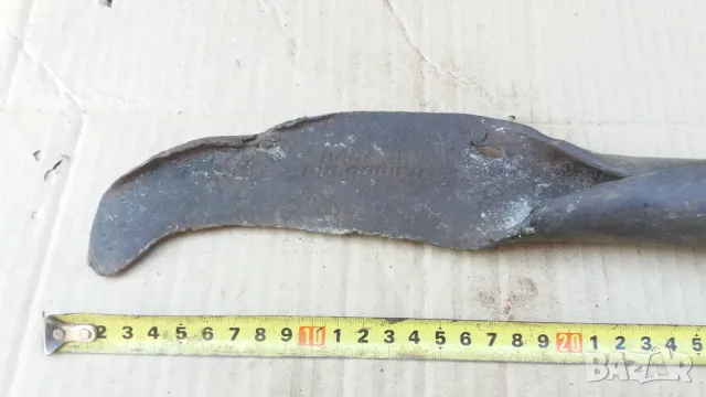 стар масивен косер с маркировка , снимка 3 - Антикварни и старинни предмети - 48200581