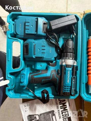 Комплект бормашина с двойна батерия и безчетков мотор за точност и мощност във всеки детайл, снимка 7 - Бормашини - 52278070
