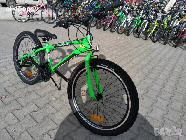 PASSATI Велосипед 24" CYBERTRECK зелен, снимка 4 - Велосипеди - 53839315