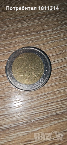 2 евро монета 2002г Орел Германия, снимка 2 - Нумизматика и бонистика - 53437128