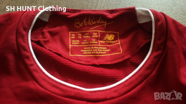 NEW BALANCE FC LIVERPOOL Kids Football T-Shirt Размер 7 г. / 122 см детска футболна тениска 36-60, снимка 7 - Детски тениски и потници - 53297501