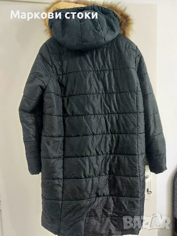 Стилно дамско яке Defacto с естествен косъм – размер XXL, снимка 2 - Якета - 52893425