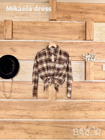 Разкошна риза Miu Miu, снимка 8 - Ризи - 53613904