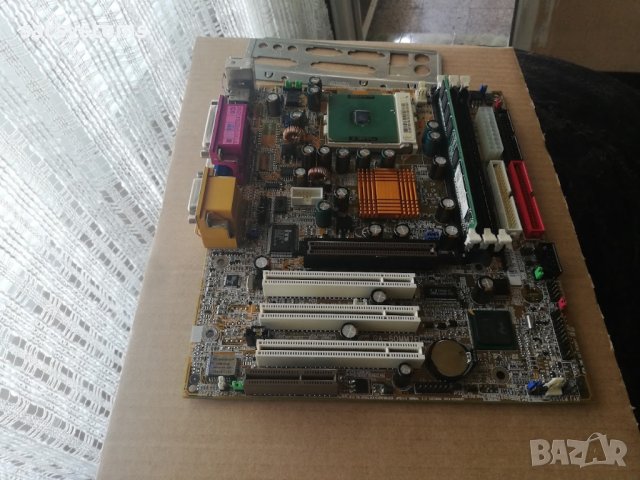 Дънна платка Gigabyte GA-60MM7E Socket 370 CPU+FAN, снимка 3 - Дънни платки - 42376907