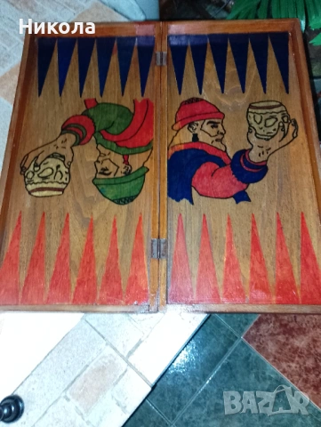 Шах табла 48/48 от соца с фигури и пулове,,ханКрум", снимка 3 - Къмпинг мебели - 51628607