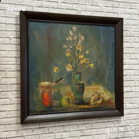 Картина – натюрморт, Карло Вендов, снимка 2 - Картини - 53732391
