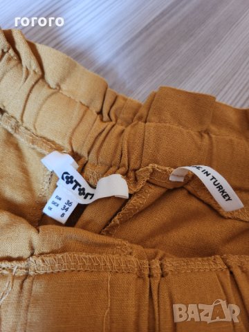 Панталони цвят горчица, снимка 3 - Къси панталони и бермуди - 41524580