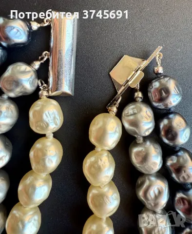 Разкошна перлена огърлица, снимка 4 - Колиета, медальони, синджири - 50217800