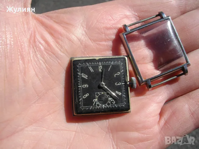 КОЛЕКЦИОНЕРСКИ СТОМАНЕН ЧАСОВНИК АРТ ДЕКО ART DECO , снимка 8 - Антикварни и старинни предмети - 47634840