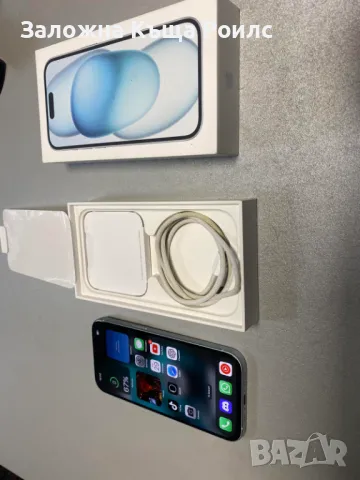 Iphone 15 256GB 100% Battery Бял , снимка 1