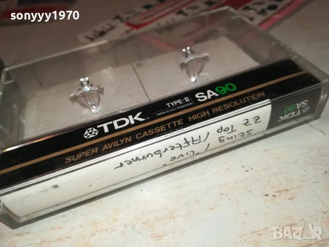 ®TDK SA90 HIGH POSITION-STING/ZZ-TOP TAPE ВНОС SWISS 1811241724, снимка 12 - Аудио касети - 48014896