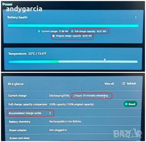 NVidia RTX 5060 8GB/AMD Ryzen 7 250/16GB RAM/512GB SSD NVME/15.6 IPS 144hz/Lenovo LOQ, снимка 14 - Лаптопи за игри - 53721864