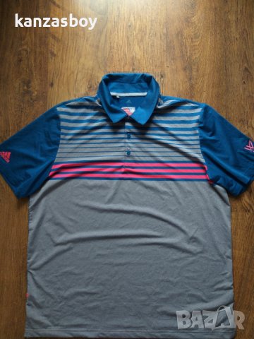 adidas Ultimate365 3-Stripes Heathered Polo Shirt - страхотна мъжка тениска, снимка 7 - Тениски - 40882871