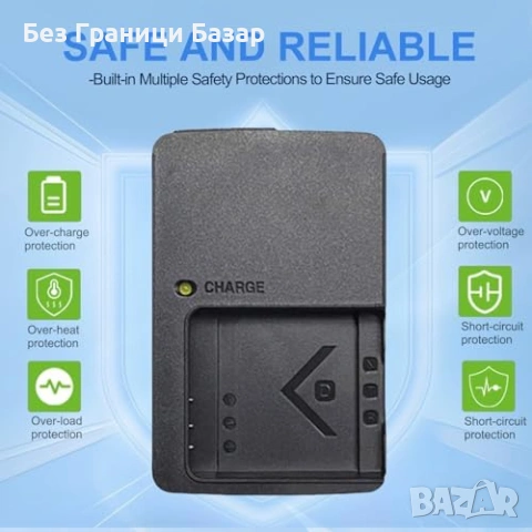 Ново NP-BD1 зарядно за Sony Cyber-shot DSC-T50 T70 P200 батерия фотоапарат, снимка 4 - Батерии, зарядни - 53016745